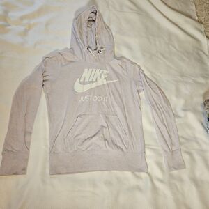 Nike pullover just do it lilac hoodie womens large